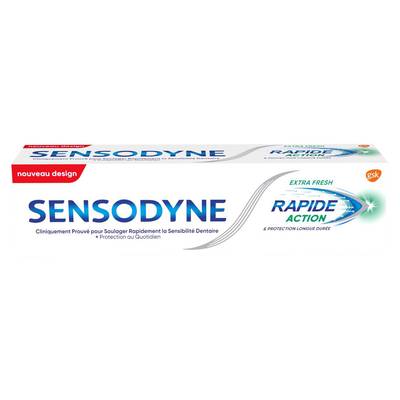 Sensodyne Dentifrice protection Sensibilité 24h Soin Extra Fresh, 75ml