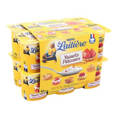 La laitière Yaourts fruits pâtissiers, 12x125g
