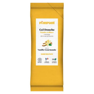 Pimpant Gel Douche Vanille Gourmande en poudre, 1  recharge