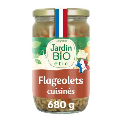 Jardin Bio Etic Flageolets Cuisinés Bio, 680g