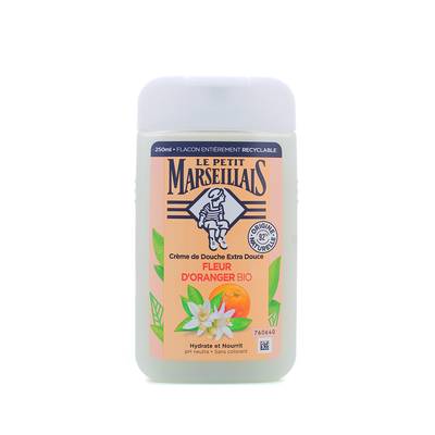 Le Petit Marseillais Crème de douche Extra Douce Fleur d'Oranger BIO, 250ml