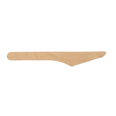 Couverts jetables couteau bois, 50 couteau
