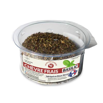 Les Petites Laiteries Fromage de Chèvre Frais Basilic, 150g