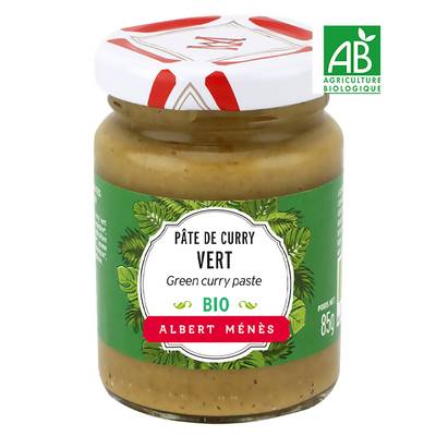 Albert Ménès Pâte de Curry Vert Bio, 85g
