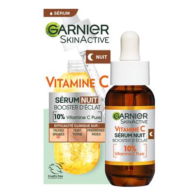 3600542543323 - Garnier SkinActive - Sérum nuit Booster d'éclat Vitamine C
