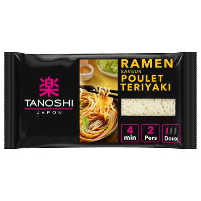 3229820794723 - Tanoshi - Japon - Ramen Saveur Poulet Teriyaki Nouilles Japonaises Précuites