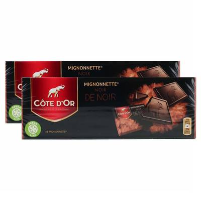 Côte d'Or Mignonnettes de chocolat noir, 2x240g
