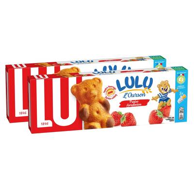 Lu Oursons à la fraise, 2x150g