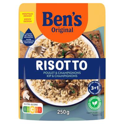 Ben's Original Risotto Micro-Ondes Express Poulet Champignons, 250g