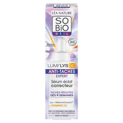 SO'BIO ETIC Sérum éclat AntiTache Lumilys, 30ml