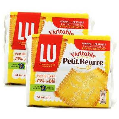 Lu Véritable petit beurre, 2x200g