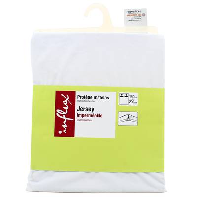 Influx Protège matelas Jersey, 160 x 200 cm