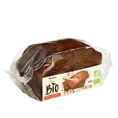 Auchan BIO Pain d'épices au miel bio, 300g