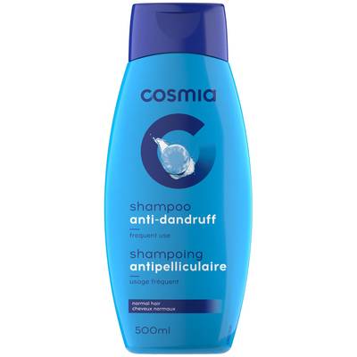 COSMIA Shampooing antipelliculaire cheveux normaux, 500ml