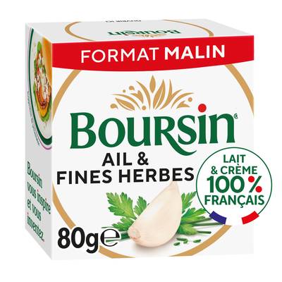 Boursin Fromage ail et fines herbes, 80g