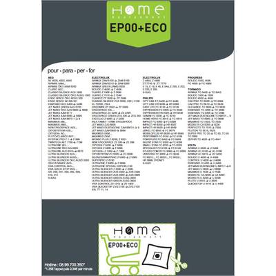 3307646100024 - Home équipement - Sacs aspirateur microfibres EP00+ECO