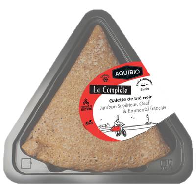 Aquibio Galette de blé noire  complète- Bio, 150g