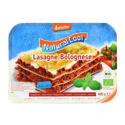 Natural Cool Lasagnes bolognaise bio Demeter, 400g