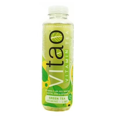 Vitao Thé Vert Vitaminé Frais Vitaminé Jasmin et Citron Vert, 50cl