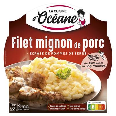 La Cuisine d'Océane Filet Mignon de Porc et Ecrasé de Pommes de Terre, 300g