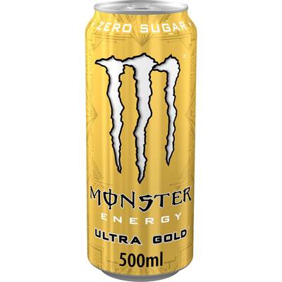 Monster Energy drink Zero sucres Ultra Gold, 50cl