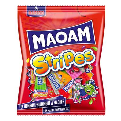 Maoam Stripes bonbons à mâcher, 250g