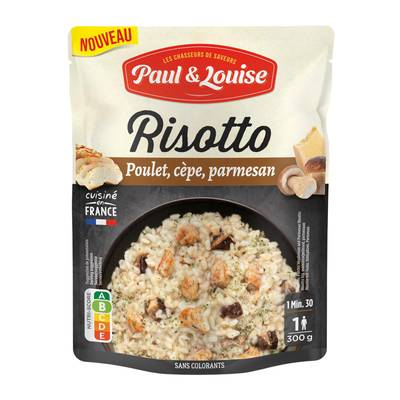 Paul & Louise Risotto Poulet Cèpes Parmesan, 300g