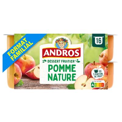 Andros Pomme nature, 16x100g