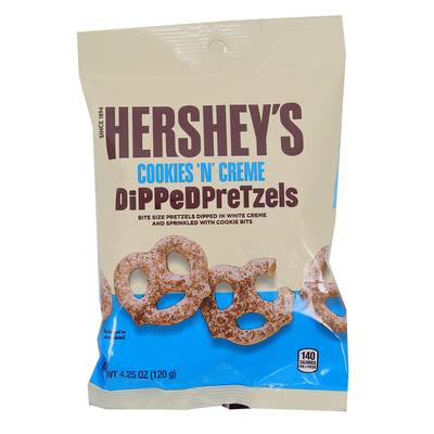 Hershey's Bretzel saveur chocolat blanc et cookie, 120g
