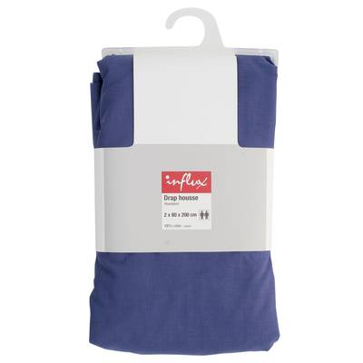 Influx Drap housse 2x80x200, 2 x 80 x 200 cm