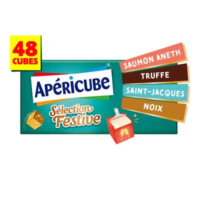 Apéricube Le Goût de la fête, 48 fromages- 250g