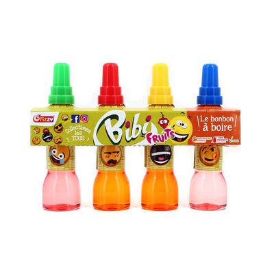 Fizzy Bibi Fruits x4, 240g