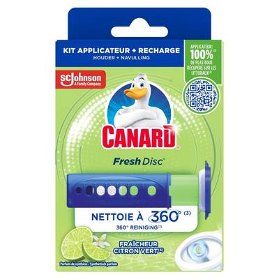 Canard Fresh Fresh disc fraicheur citron vert, Kit applicateur + 1 recharge