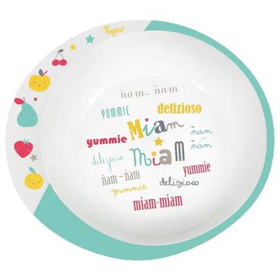 Tigex Assiette creuse antidérapante mini chef, 1  pièce