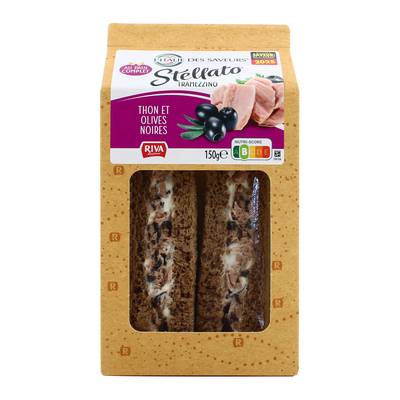 Galileo - L'Italie des Saveurs Sandwich Thon & Olives Noires, 150g