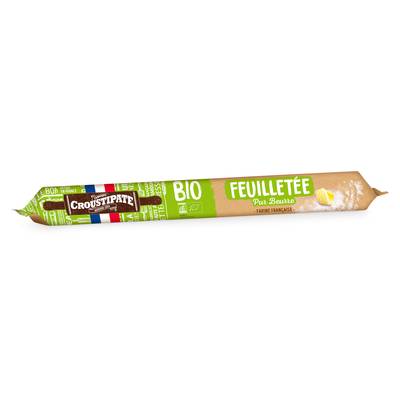 Croustipate Pâte Feuilletée Bio au Beurre, 250g