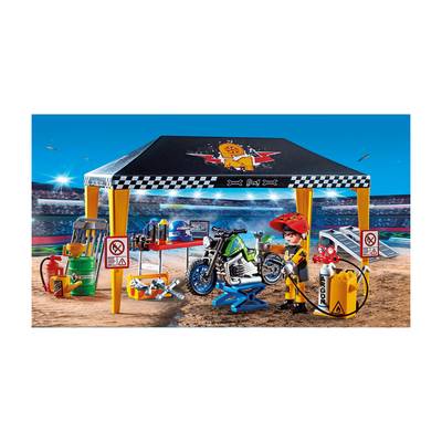 4008789705525 - PLAYMOBIL® Stuntshow - Atelier de réparation Stuntshow