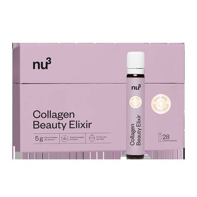 4260744956025 - NU3 - Cure Collagène marin à boire - Collagène Beauty Elixir - 28 ampoules