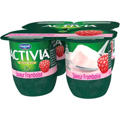 Activia Saveur Framboise, 4x125g