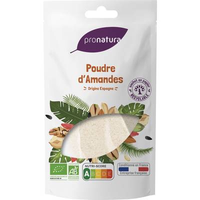 Pronatura Poudre d'Amande d'Espagne, Bio, 125g