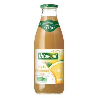 Vitamont Pur jus de pamplemousse blanc bio, 1L