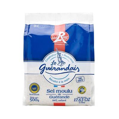 Le Guérandais Sel Moulu de Guérande IGP Label Rouge, 500g