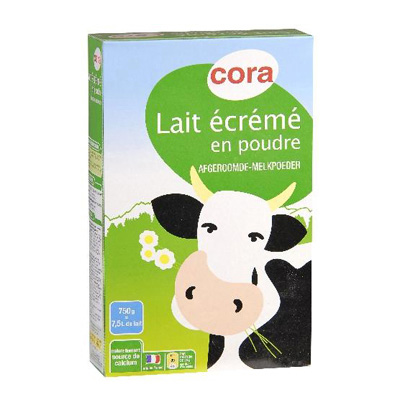 Lait écrémé Lait écrémé ,CORA,750g