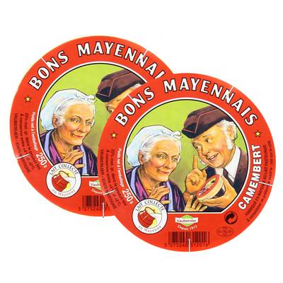 Vaubernier Camembert bon Mayennais, 2x250g