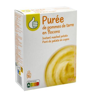Pouce Purée de pommes de terre en flocons, 4x125g