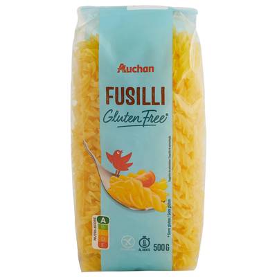 Auchan Pâtes Fusilli Sans Gluten, 500g