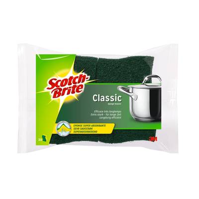 Scotch Brite Eponge à récurer grattante, 2 éponges grattantes