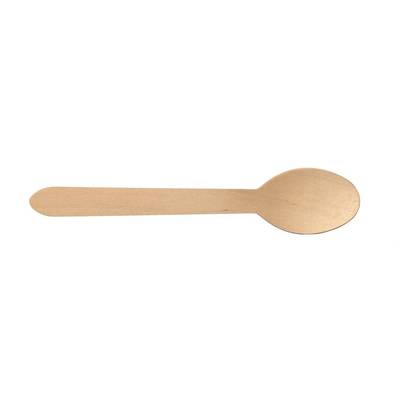 Couverts jetables cuillère bois, 50 cuillères