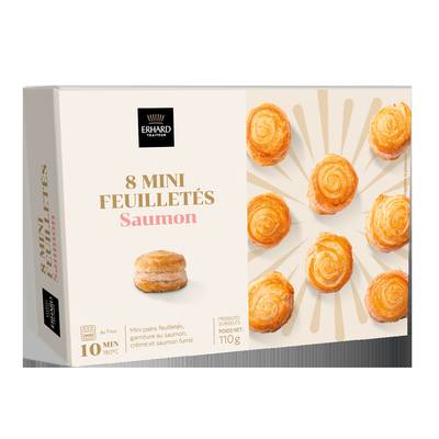 Bretzel Burgard Minis feuilletés saumon, 110g