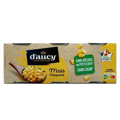 D'aucy Maïs Croquant, 3x140g